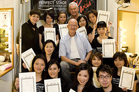 PERFECT STAGE , PERFECT STAGE MAKEUP, PERFECT STAGE 化妝, 2007 法國巴黎 PSFP 世界認證化妝師課程