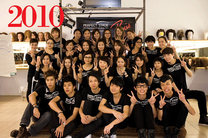 PERFECT STAGE , PERFECT STAGE MAKEUP, PERFECT STAGE 化妝, 2010 法國巴黎 PSFP 世界認證化妝師課程