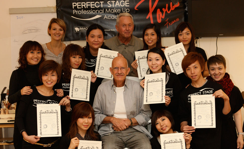 PERFECT STAGE , PERFECT STAGE MAKEUP, PERFECT STAGE 化妝, 2008 法國巴黎 PSFP 世界認證化妝師課程
